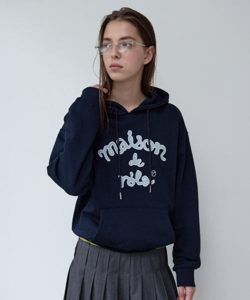 MAISON DE ROLA STRING HOODIE DEEP - 3 COLORS NAVY