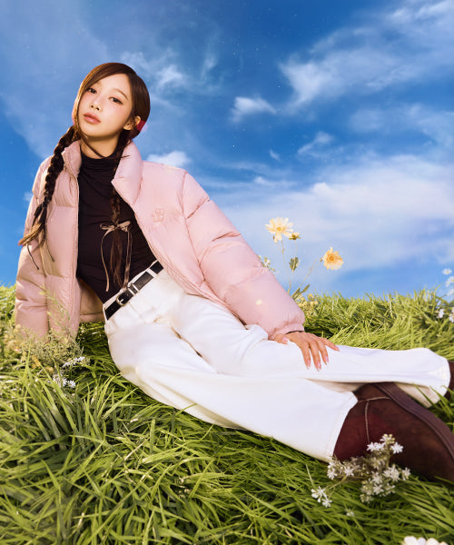 SEMI WIDE DENIM PANTS #GISELLE同款! - 3 COLORS CREAM