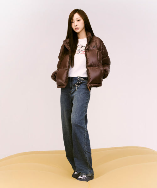 SEMI WIDE DENIM PANTS #GISELLE同款! - 3 COLORS BLUE