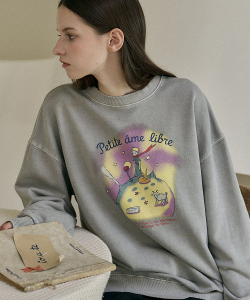 PIGMENT SWEATSHIRT - 2 COLORS GHOST GREY