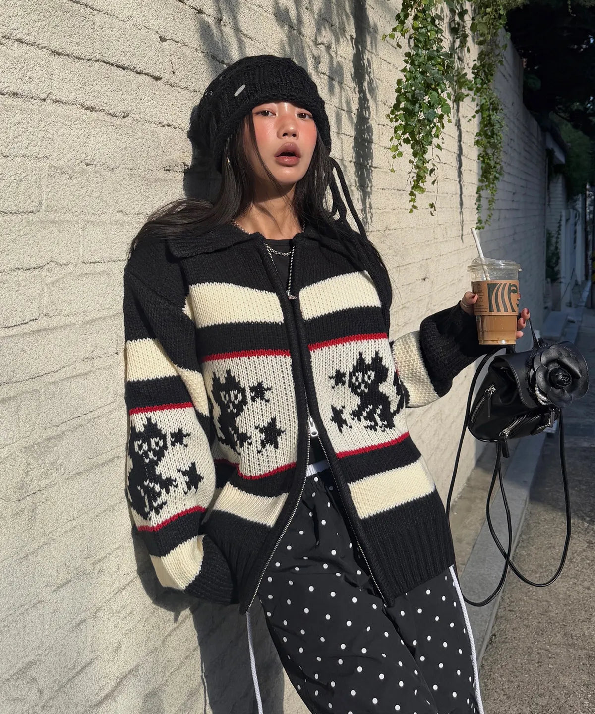 STAR CAT COWICHAN CARDIGAN - 2 COL #CARMEN同款!