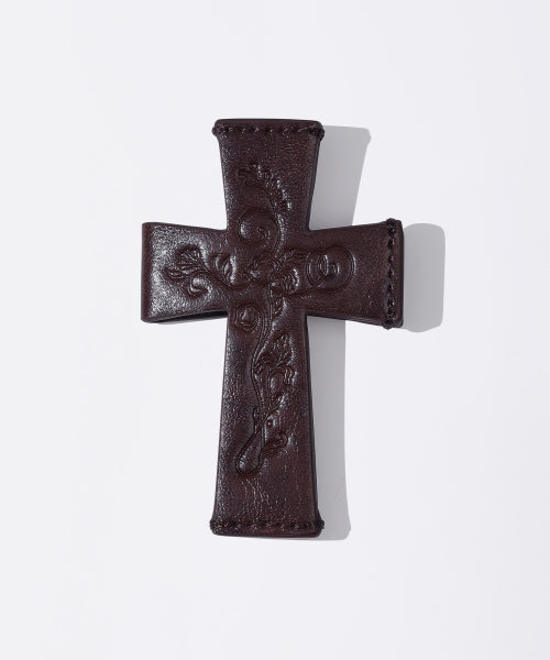 CROSS STRAP LAYERED WALLET - 3 COLORS BROWN