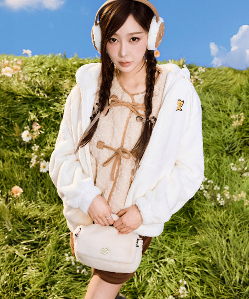 LILY FLEECE BAG #GISELLE同款! IVORY