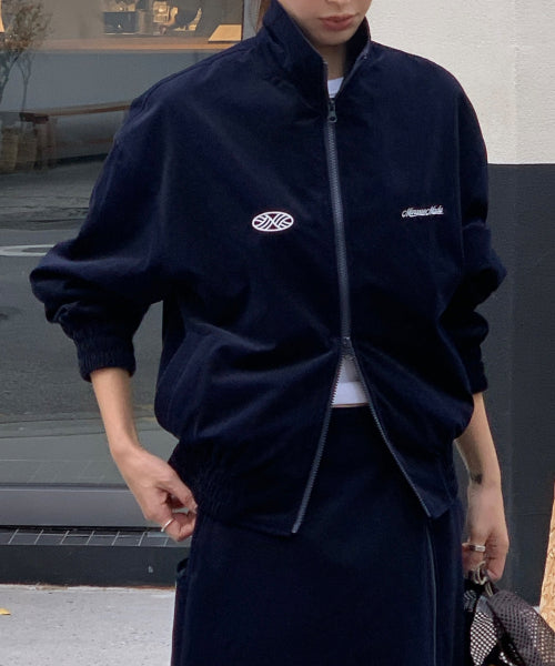 MENASOO MADE CORDUROY NYLON JACKET - 2 COLORS NAVY