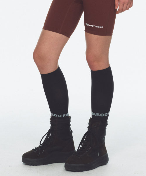 MENASOO LONG SOCKS - 3 COLORS BLACK