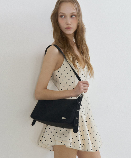 HAZE SHOULDER BAG - SUEDE - 2 COLORS AS SHOWN