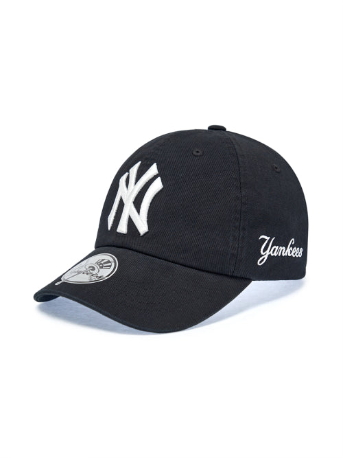 SIGNATURE UNSTRUCTURED BALL CAP DET #KARINA同款! - 12 COLORS BLACK