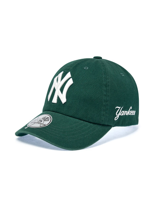 SIGNATURE UNSTRUCTURED BALL CAP NY #KARINA同款! - 12 COLORS GREEN