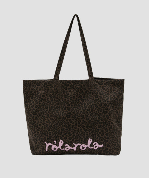 MAISON DE ROLA LEOPARD SHOULDER BAG BROWN 豹紋單肩袋 BROWN