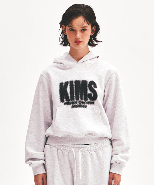 HAZY ELVE LOGO HOODIE - 2 COLORS GREY