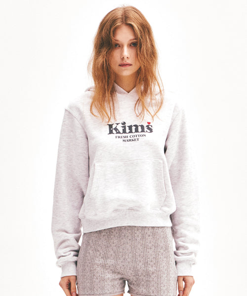 KIMS BAM LOGO DOT HOODIE - 2 COLORS GREY