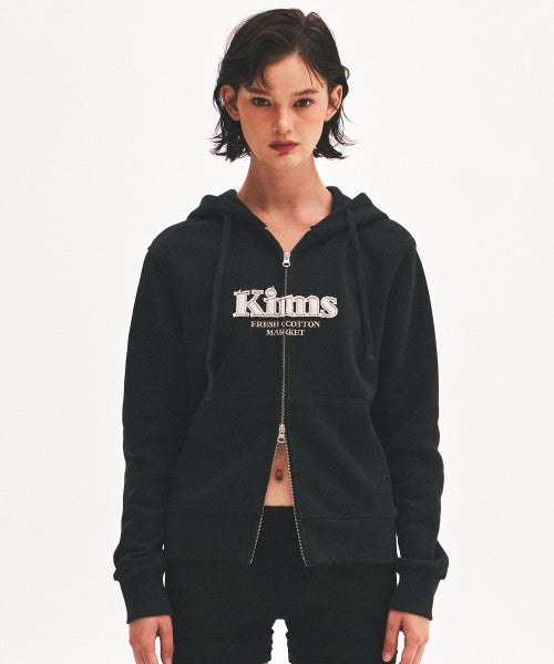 KIMS BAM APP ZIP HOODIE - 3 COLORS BLACK