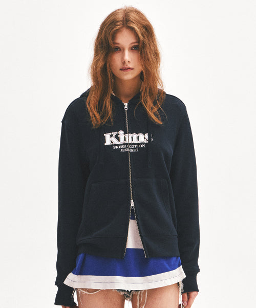 KIMS BAM APP ZIP HOODIE - 3 COLORS NAVY