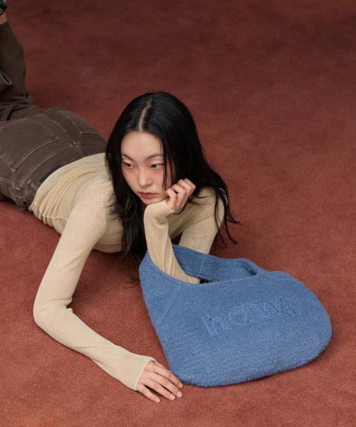 MINI WOOL PEBBLE BAG - 4 COLORS