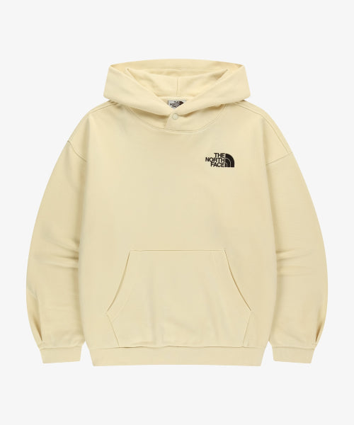LOGO HOOD PULLOVER EGG YELLOW