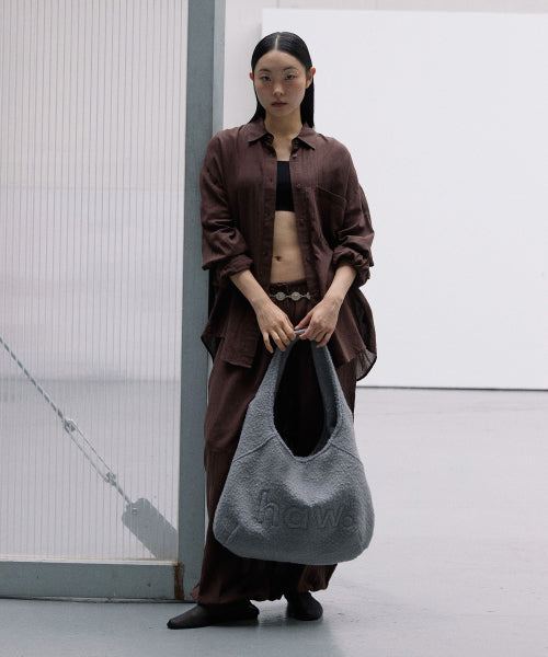 WOOL PEBBLE BAG - 4 COLORS