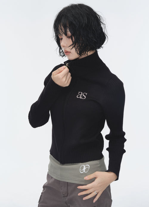 MARON KNIT ZIP-UP - 3 COLORS
