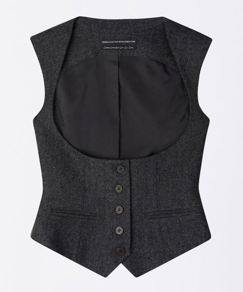 CLASSIC WOOL VEST - 2 COLORS GREY