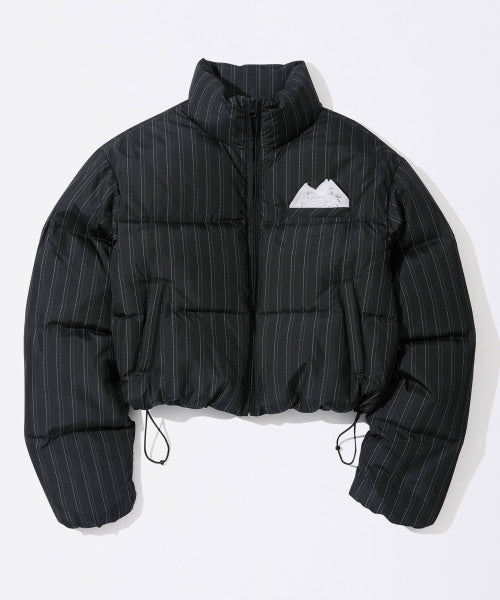SO DEMURE CROPPED PUFFER DOWN FADED - 2 COLORS BLACK