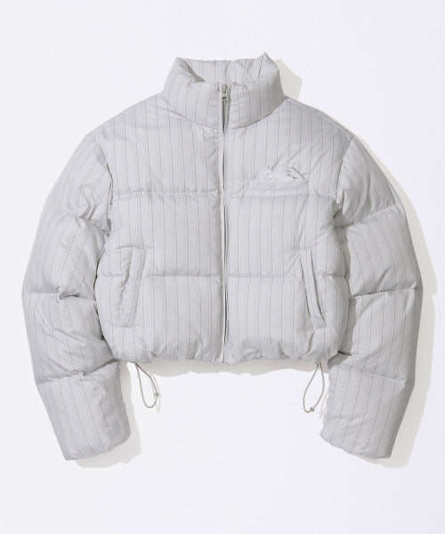 SO DEMURE CROPPED PUFFER DOWN FADED - 2 COLORS IVORY