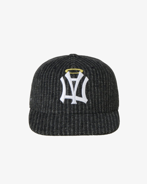 AE SYMBOL STRIPE ANGEL WING CAP BLACK