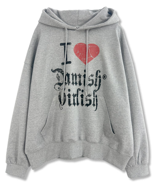TEE GRAPHIC HOODIE - 2 COLORS GREY
