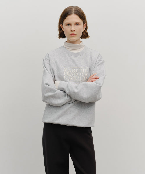 CLASSIC LOGO EMBROIDERY SWEATSHIRT - 4 COLORS GREY