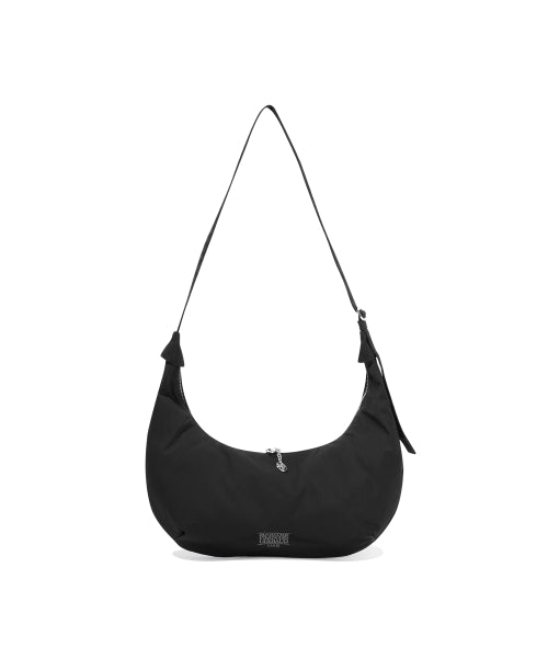 CLASSIC LOGO DEEP HOBO CROSS BAG - 3 COLORS BLACK