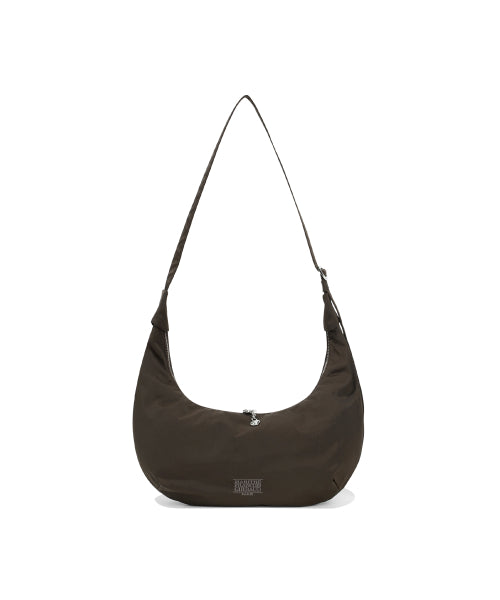 CLASSIC LOGO DEEP HOBO CROSS BAG - 3 COLORS BROWN