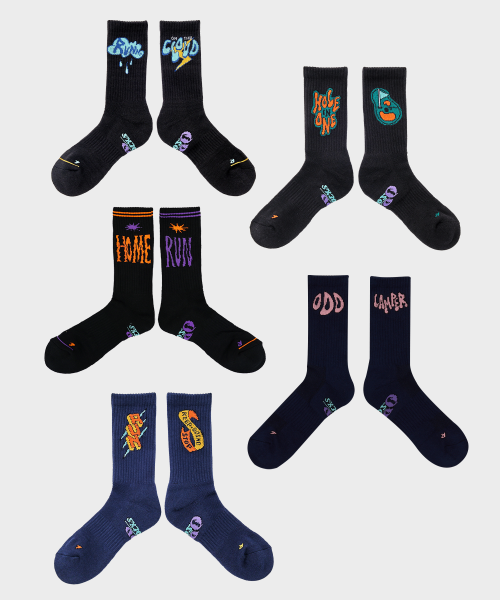 5-PACK COOLMAX SPORTS CREW SOCKS - 2 COLORS NAVY