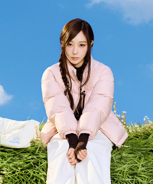 LILY PATCH DOWN SHORT PUFFER #GISELLE同款! - 3 COLORS PINK