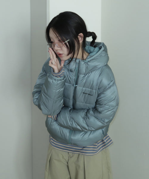 LIGHT RIPSTOP PADDED JUMPER #GISELLE同款! - 3 COLORS MINT