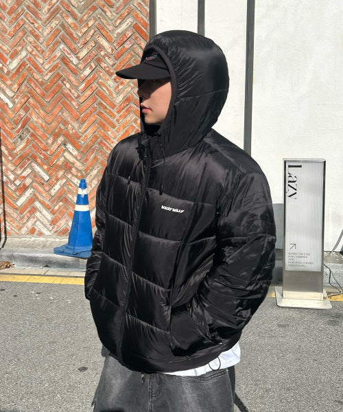 LIGHT RIPSTOP PADDED JUMPER #GISELLE同款! - 3 COLORS BLACK