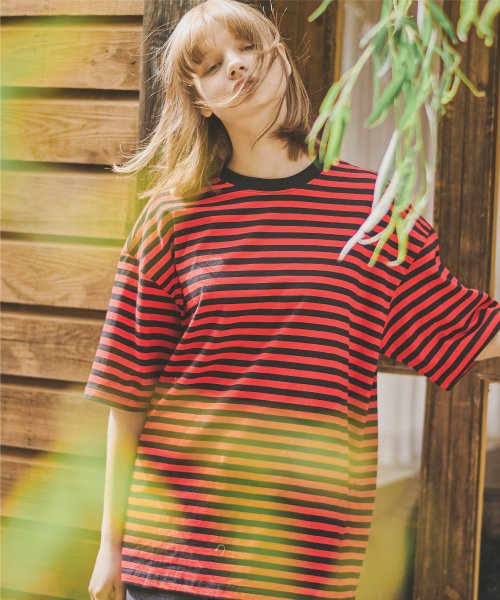 OVERFIT SHORT SLEEVE TEE - 2 COLORS RED