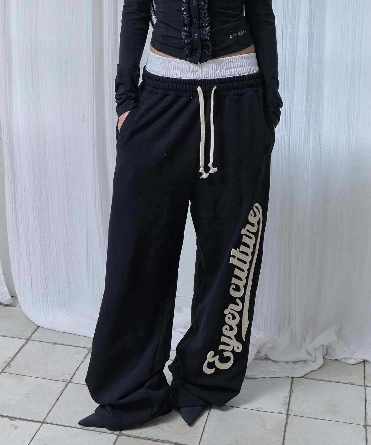 Script Logo Layerd Sweatpants - 2 colors #KANGNAEON同款!