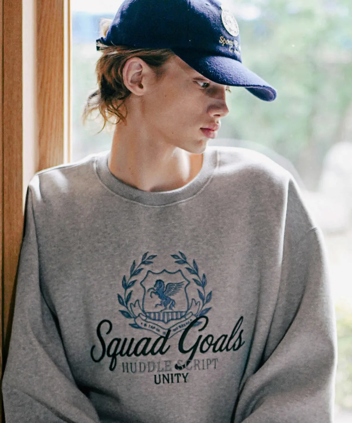 [WV PROJECT] QUARD GOALS SWEATSHIRT- 4 color