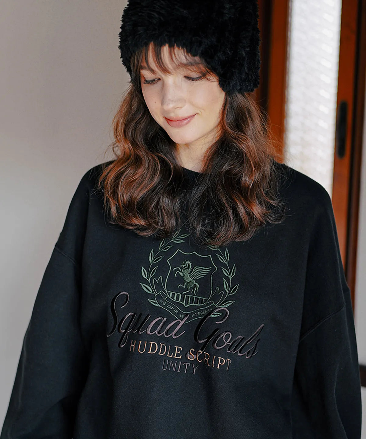 [WV PROJECT] QUARD GOALS SWEATSHIRT- 4 color