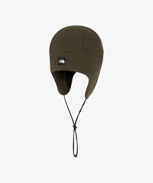 FLEECE EARMUFF BEANIE COCOA BROWN
