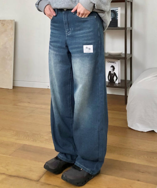 TEE WIDE PANTS - 2 COLORS BLUE