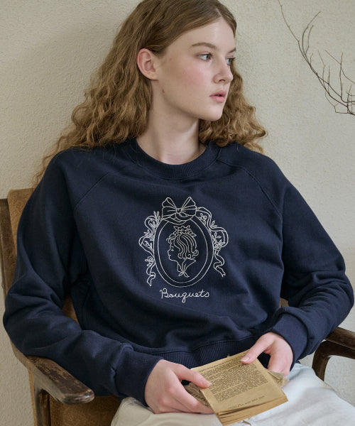 RAGLAN SWEATSHIRT - 2 COLORS NAVY