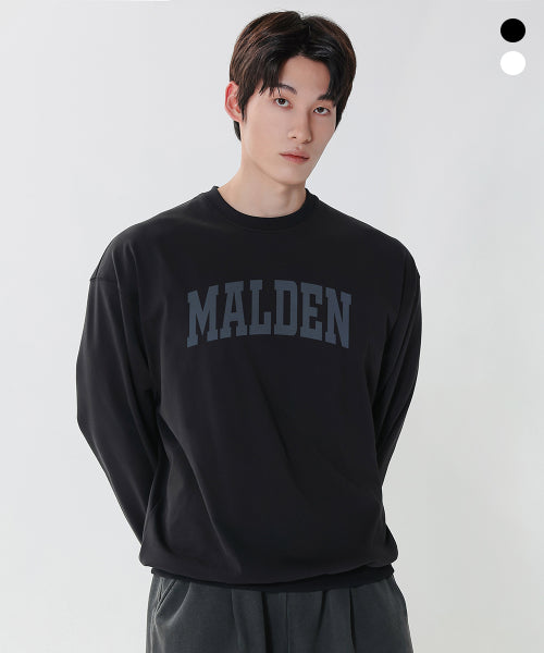 HEAVY COTTON ARCH OVERFIT SWEATSHIRT - 2 COLORS WHITE
