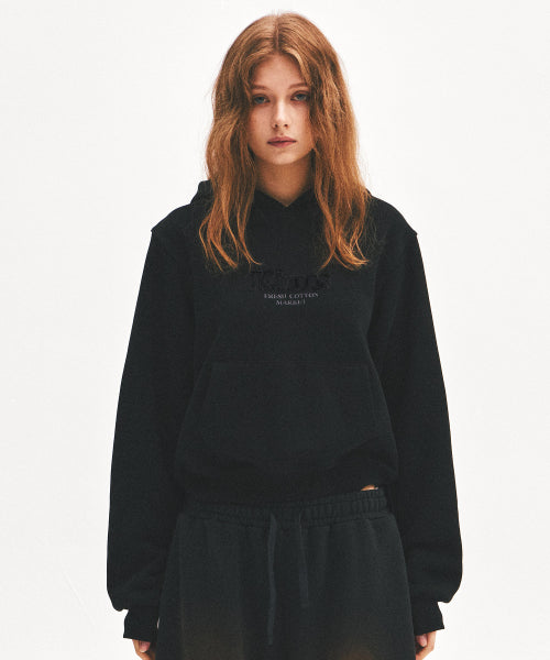 BAM TERRY APP HOODIE - 4 COLORS BLACK