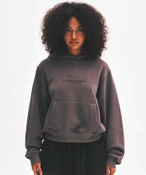 BAM TERRY APP HOODIE - 4 COLORS CHARCOAL