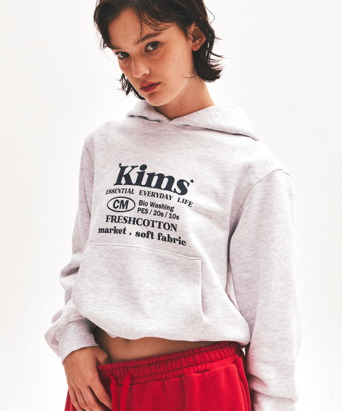 EVERYDAY BAM LOGO HOODIE - 4 COLORS GREY