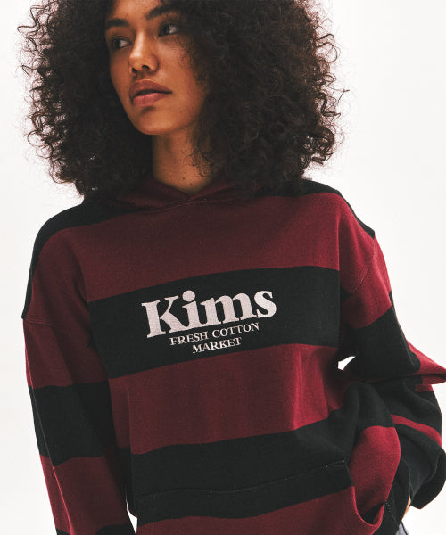 KIMS STRIPE HOODIE - 3 COLORS RED