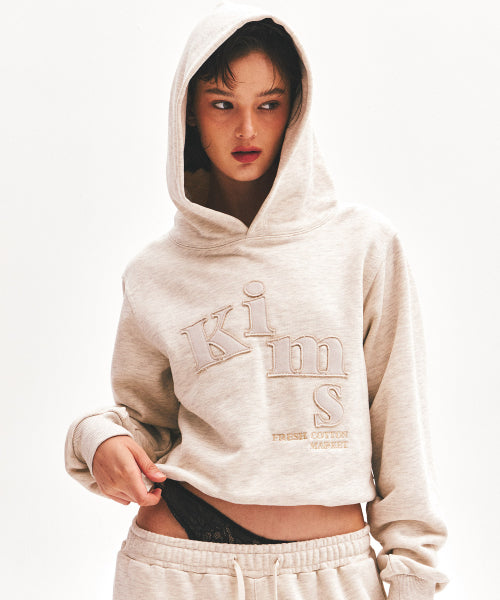 MESSY TERRY APP HOODIE - 3 COLORS OATMEAL