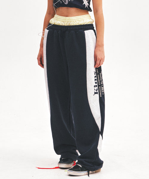 SPECIALDAY BAM LOGO SWEATPANTS - 4 COLORS NAVY