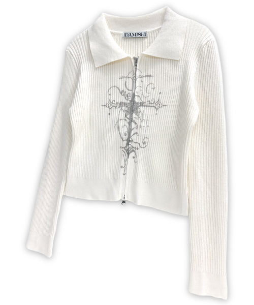 CROSS KNIT - 4 COLORS IVORY