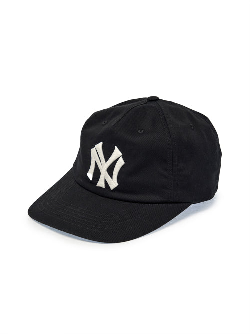 Q FIT UNSTRUCTURED BALL CAP NY #KARINA同款! BLACK