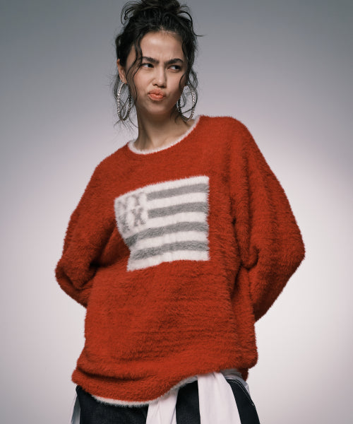NYX FLAG KNIT BLUE - 3 COLORS